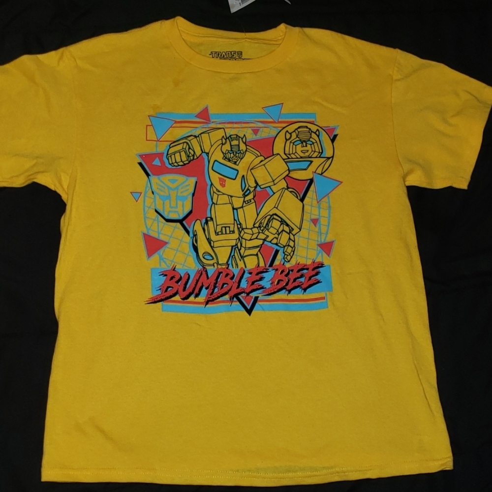 Transformers bumblebee kids tee shirt